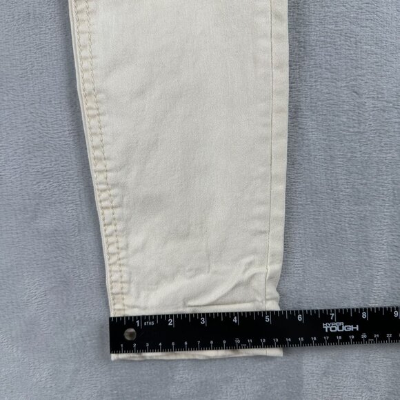 Seven7 Skinny Jeans Starlette Crop Womens Size 6 Mid Rise Denim Stretch Tan - Picture 10 of 12